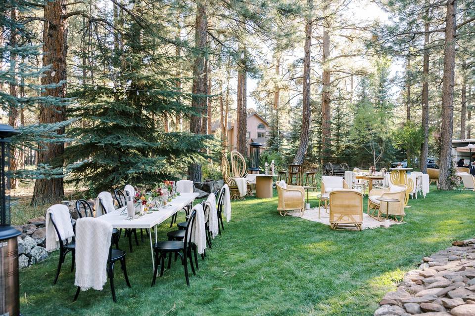 Intimate Backyard Wedding