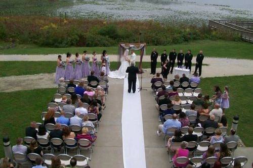 Outdoor wedding