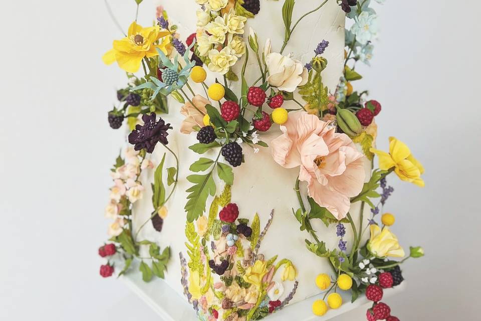 Wild flower baby shower