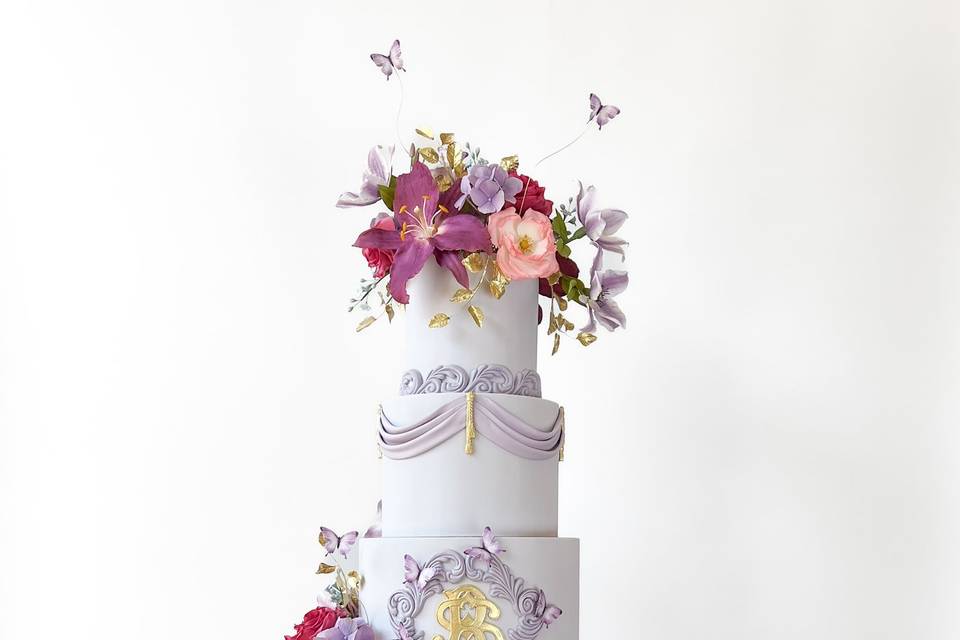 Purple butterflies
