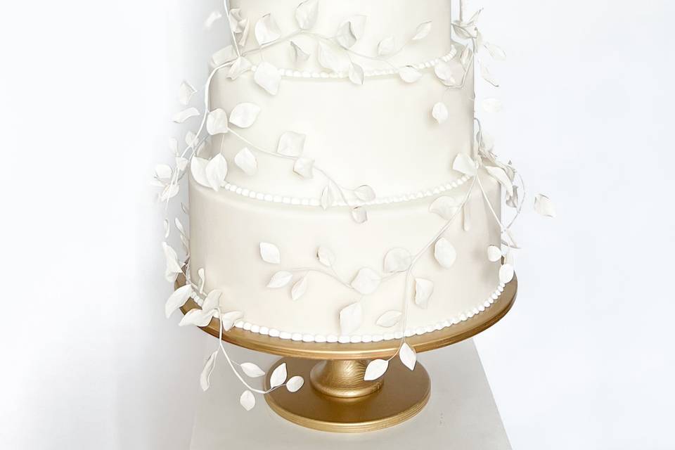 Winter white & gold