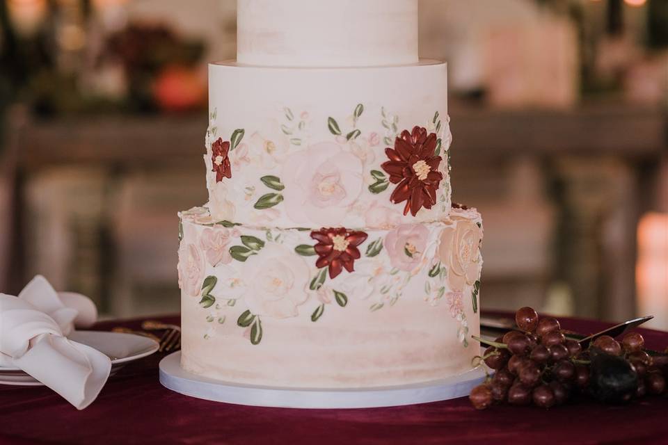 Flourish Cake Design