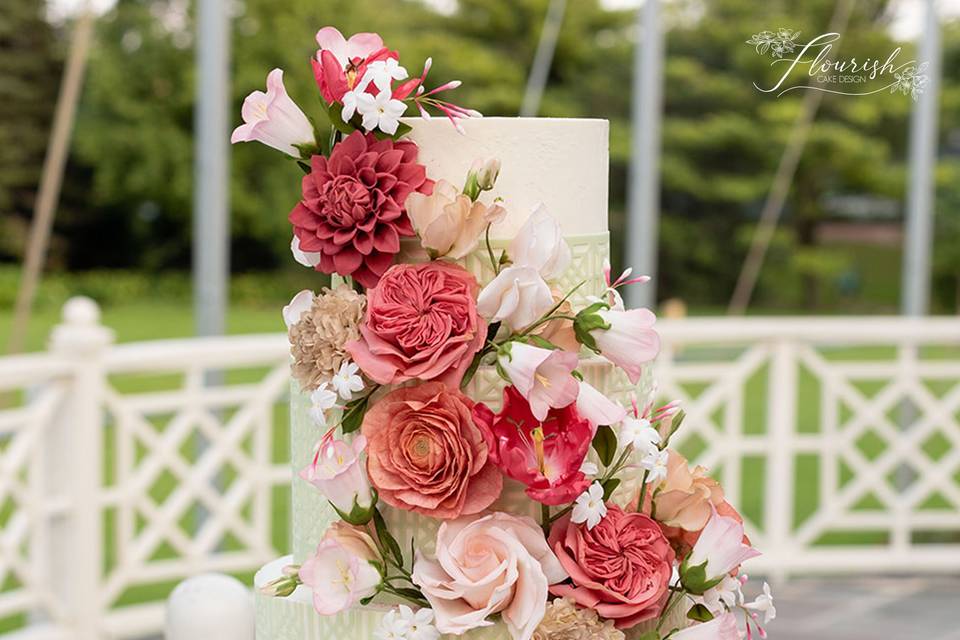 Flourish Cake Design