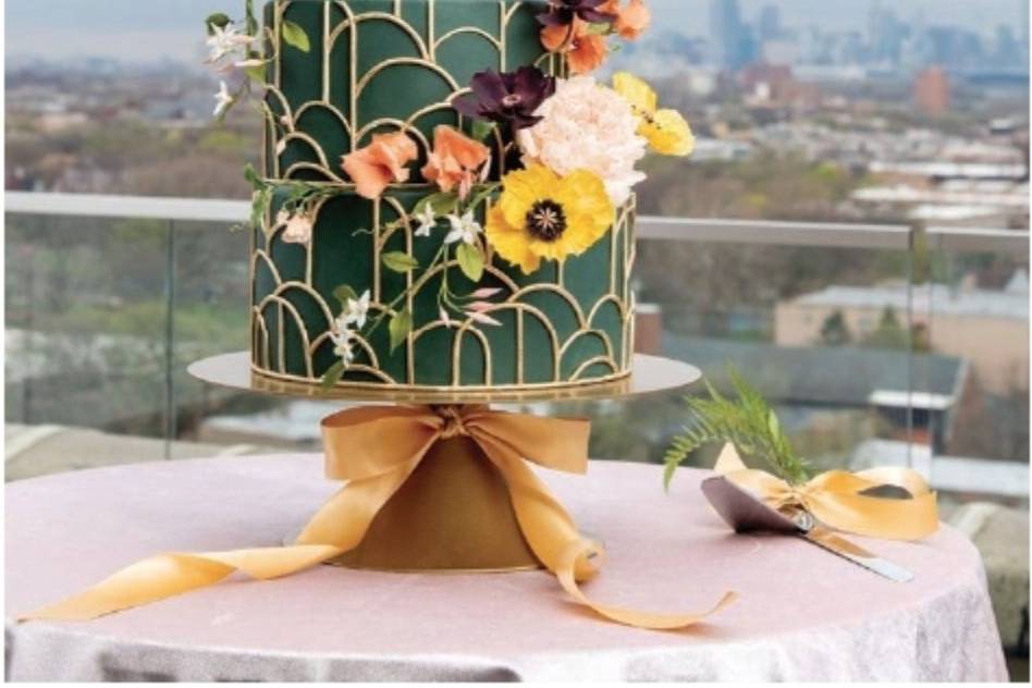 Flourish Cake Design