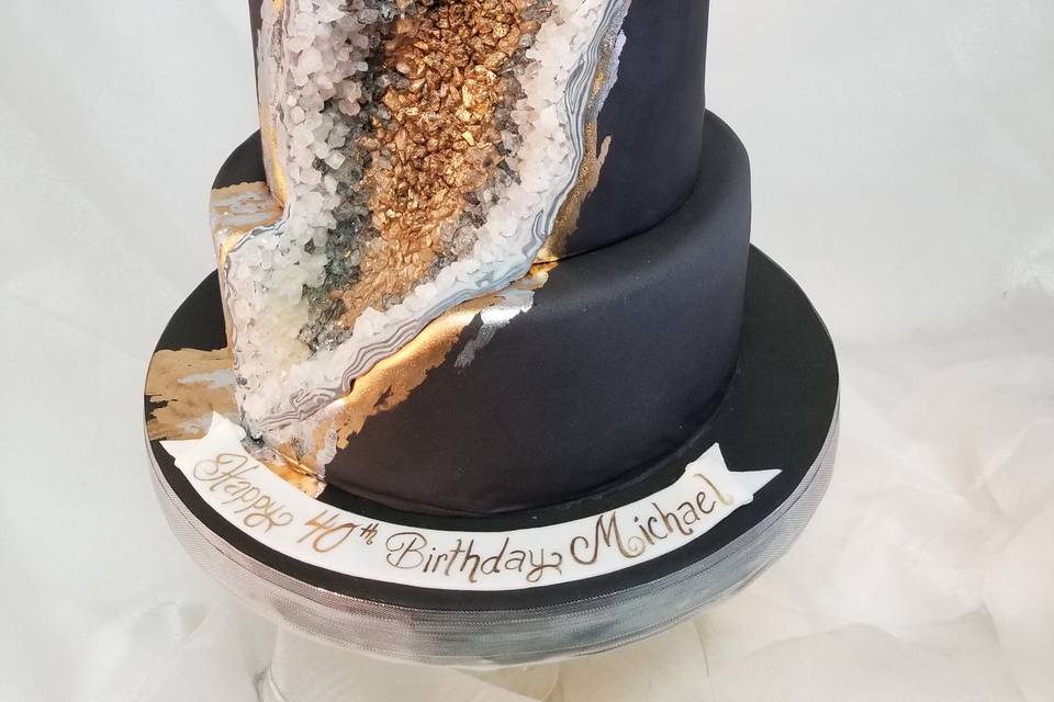 Geode cake