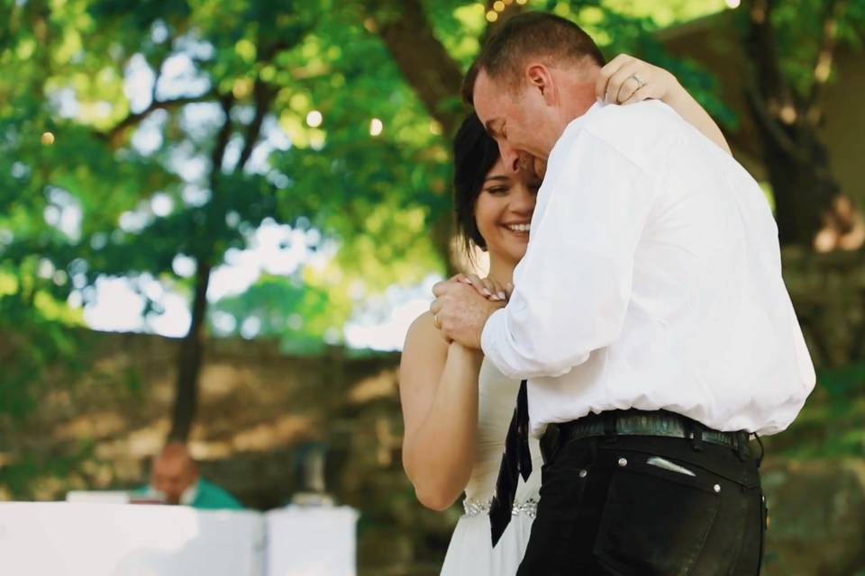 Slow dancing with dad