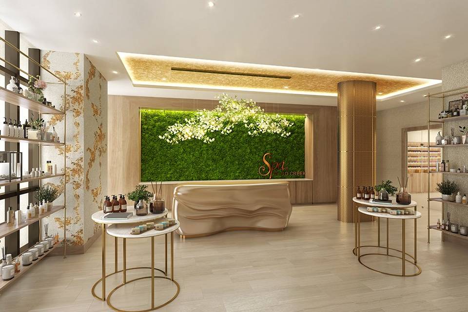 Spa at Wind Creek Lobby