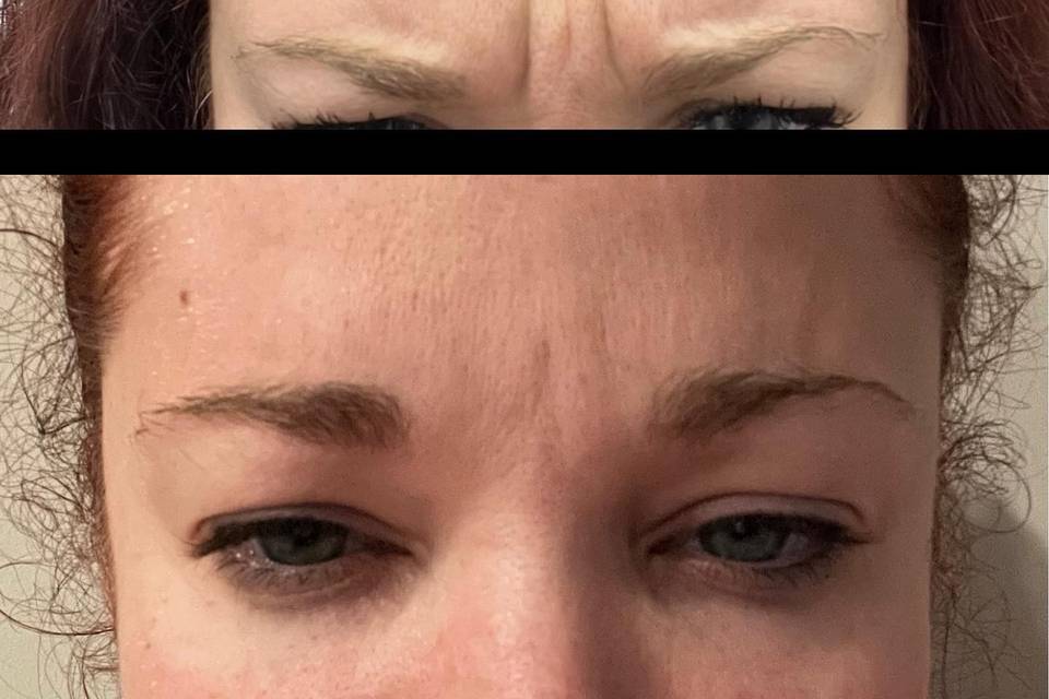 Before and after - beauty service