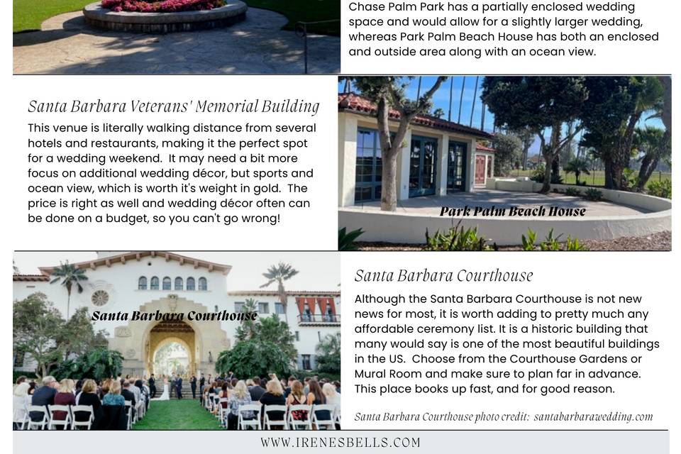 Santa Barbara Venues