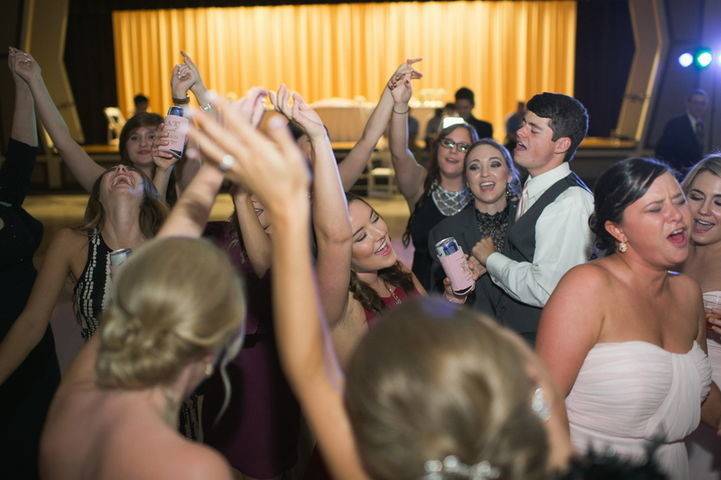 Lifting the bride