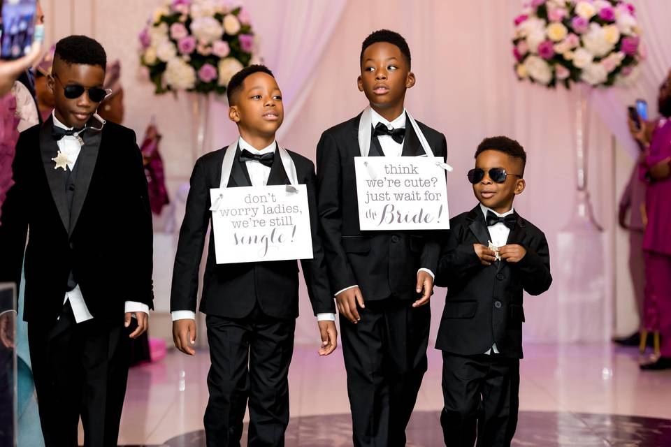 Cute Wedding Party Kids