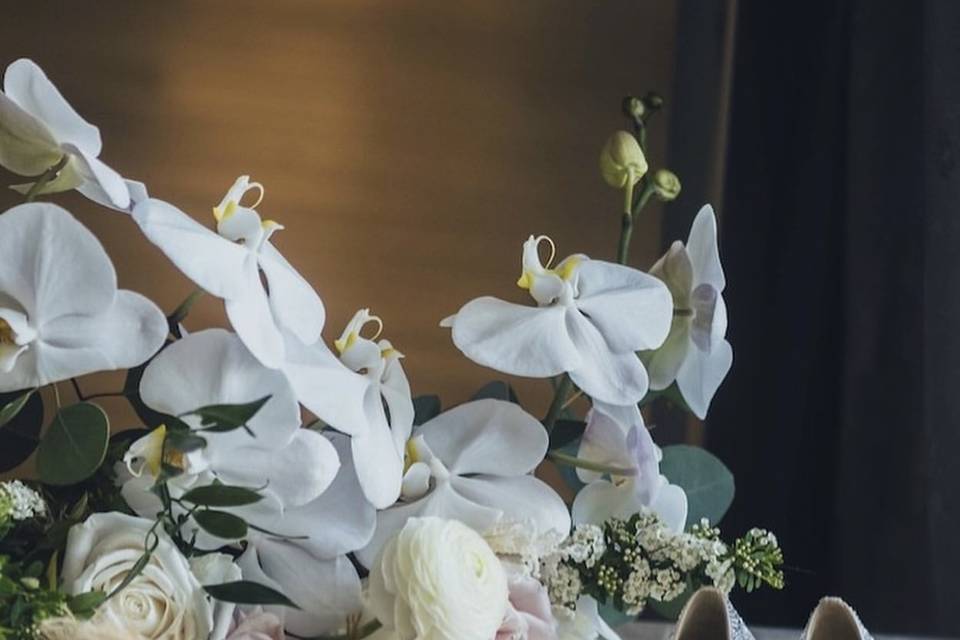 Orchid bridal bouquet