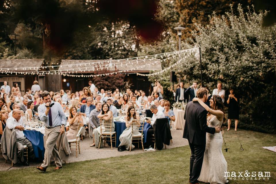 Outdoor wedding