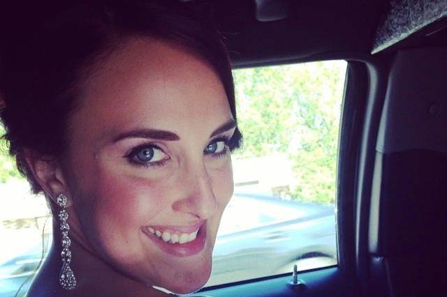 This is my daughter Cassandra as a bride.