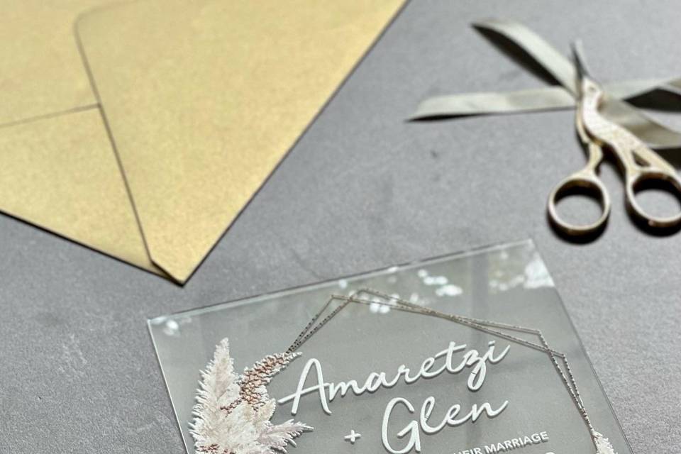 Acrylic Invitation