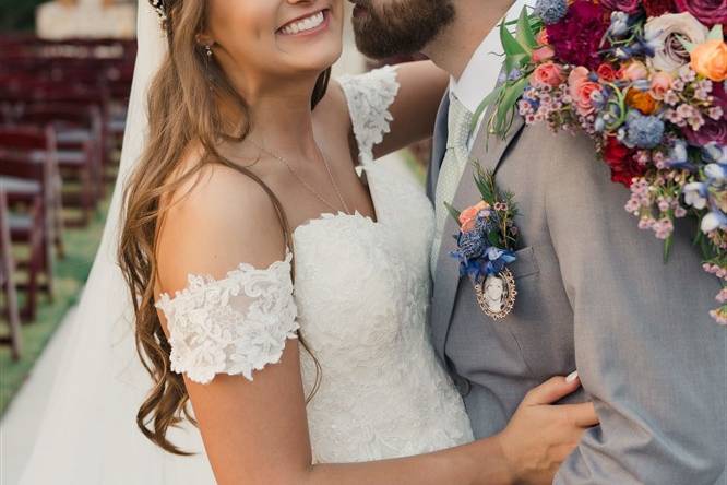 Post ceremony Kiss