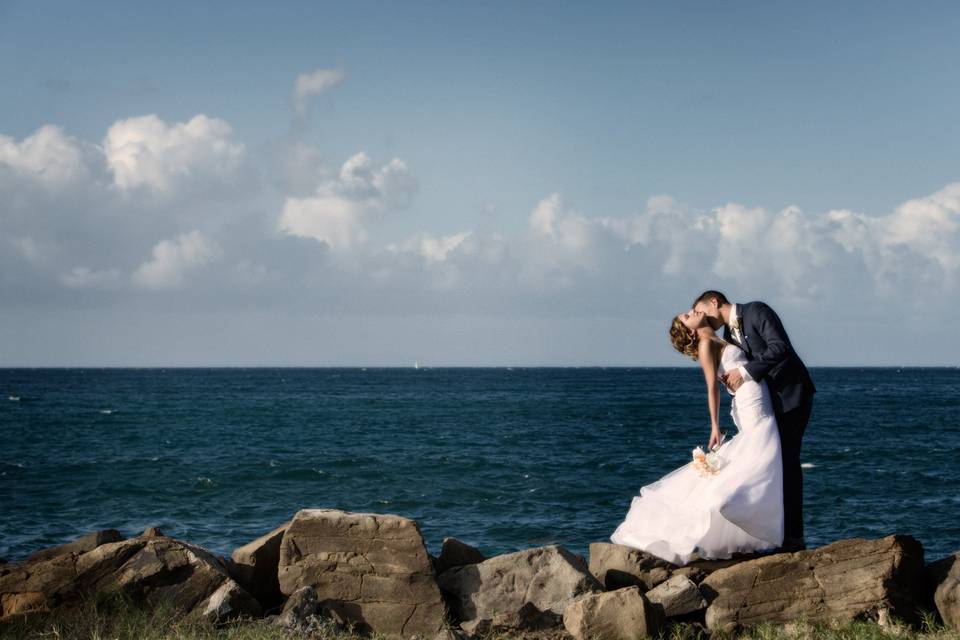 Wedding by the sea