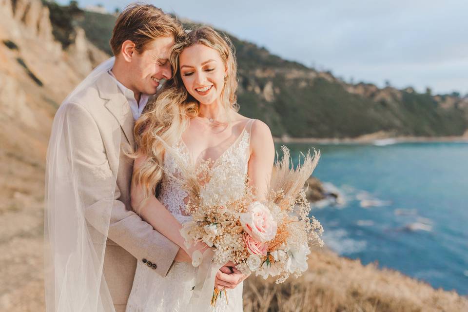 Bridal bouquet Boho+Romantic