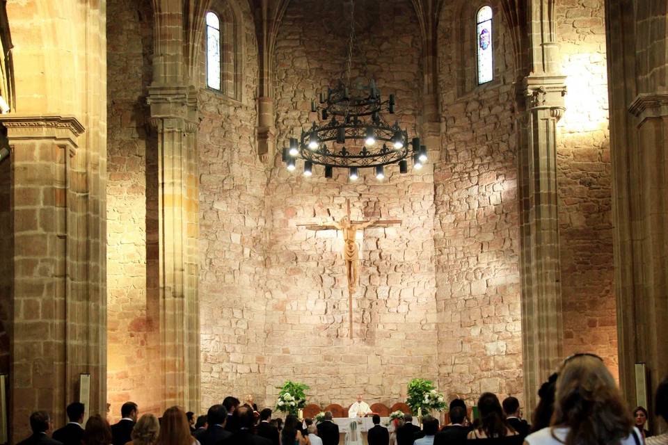 Huge Catholic church ceremony in Madrid, Spain