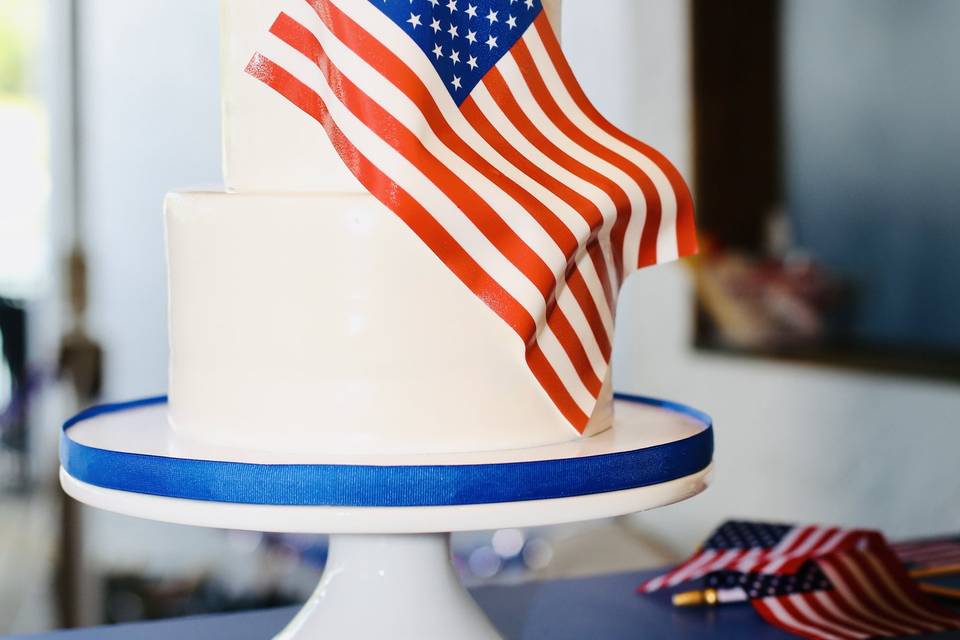 4th of July Custom Cake