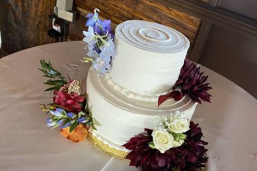 Floral cake design