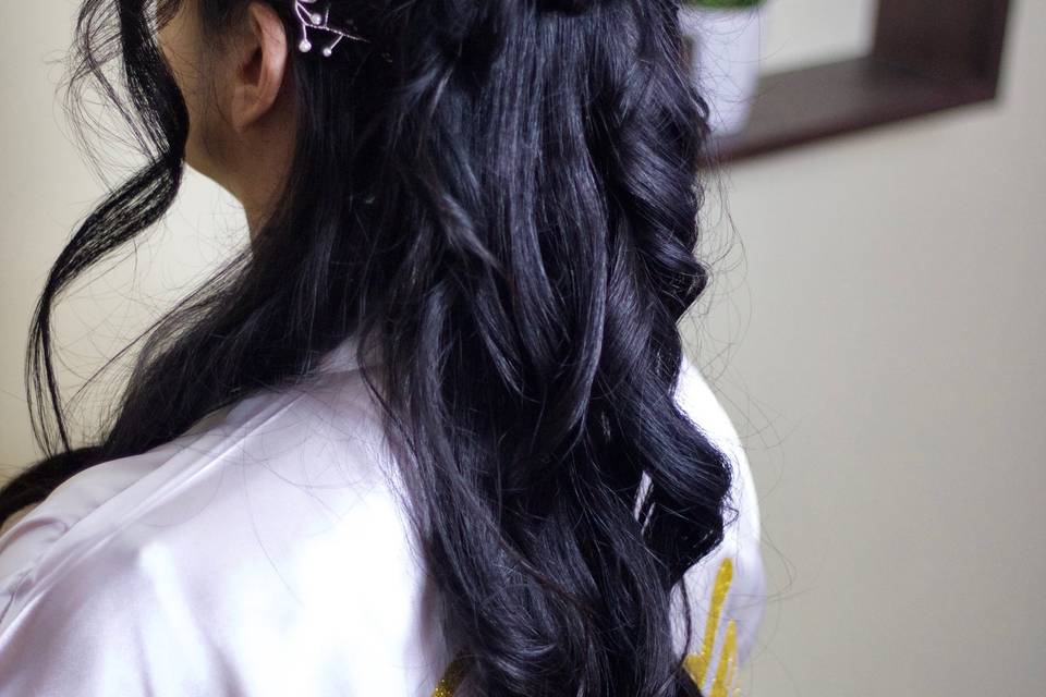 Bridal hairstyle