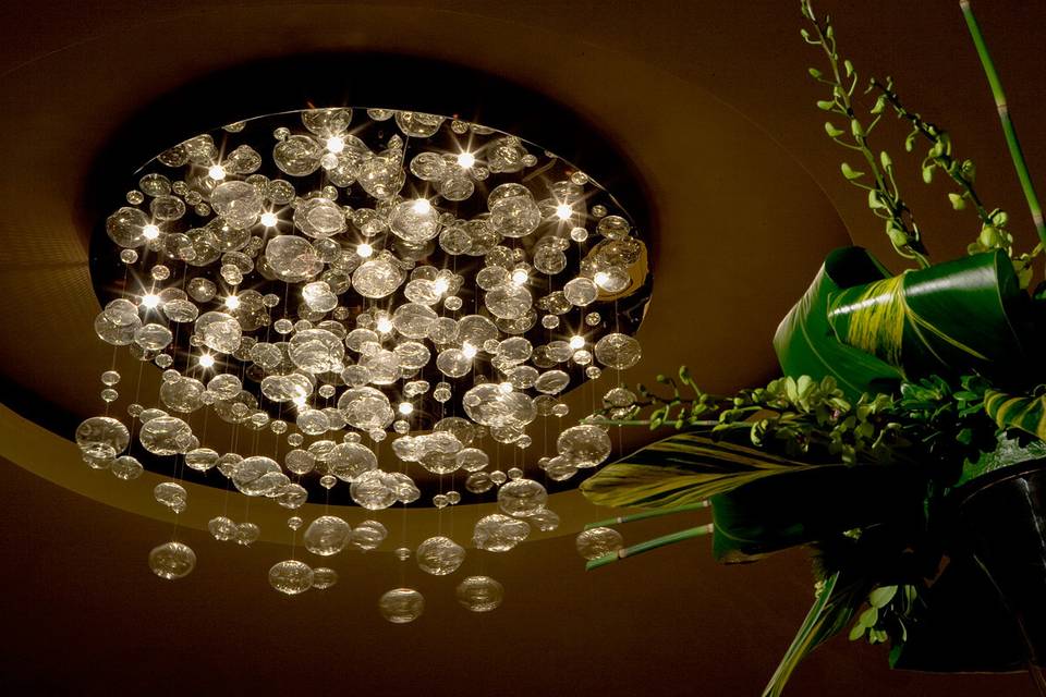 Sparkling chandelier