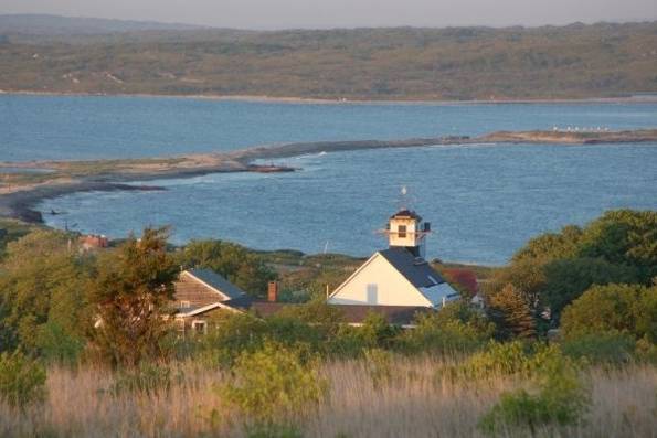 Cuttyhunk Church from Tower Road