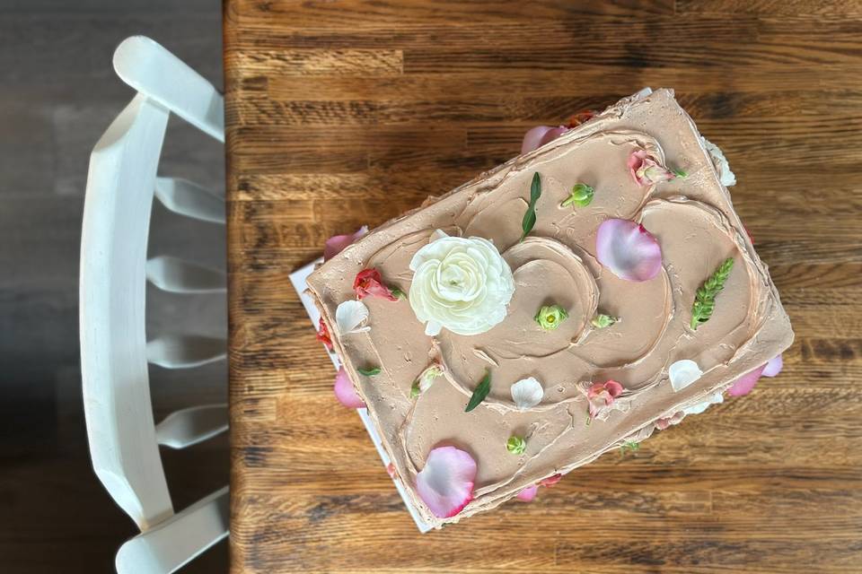 Decorated Sheet Cake