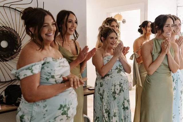 Bridesmaids first look