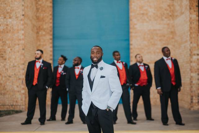 Groom and his groomsmen