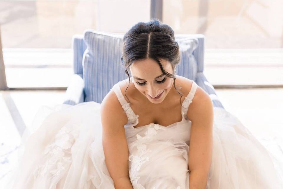 Bridal textured hair & makeup