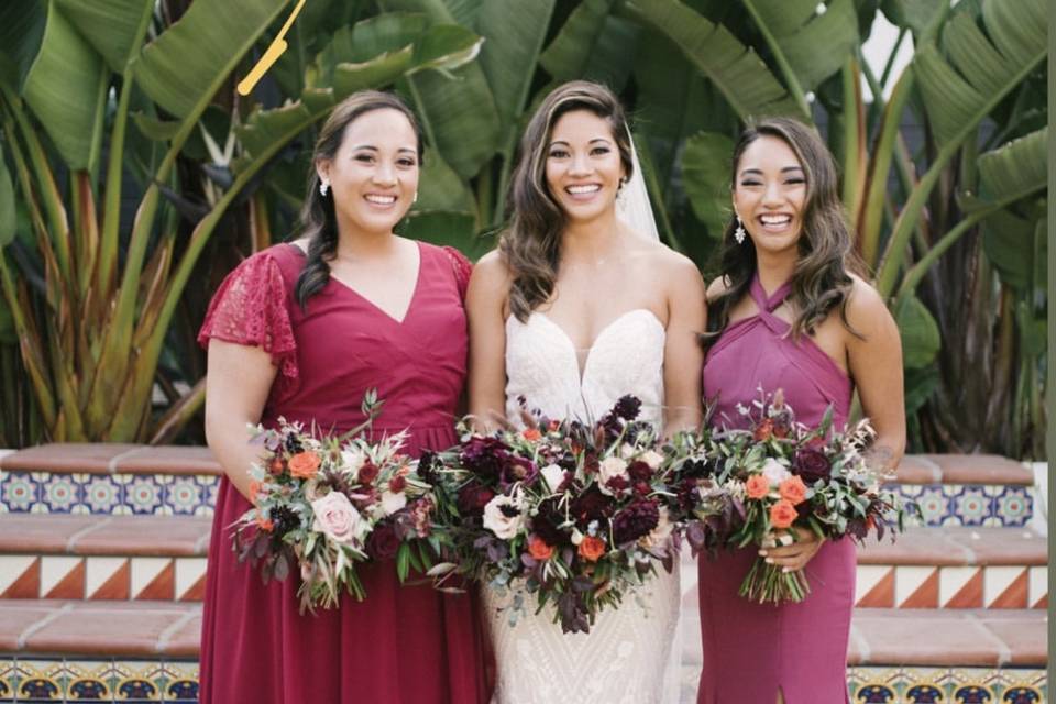 Bride and Entourage Hair