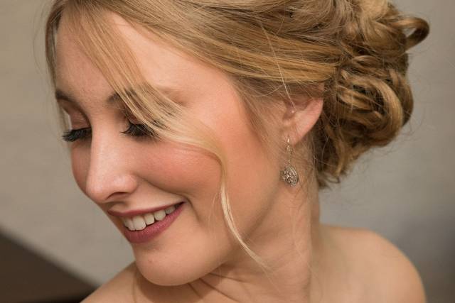 Bride's updo