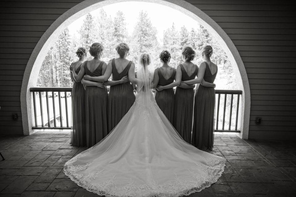 Bridal suite balcony