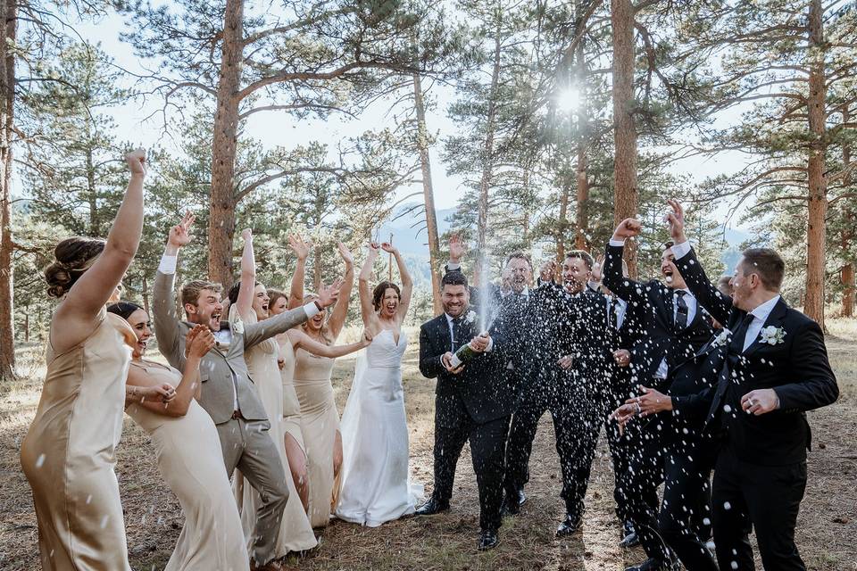 Champagne toast