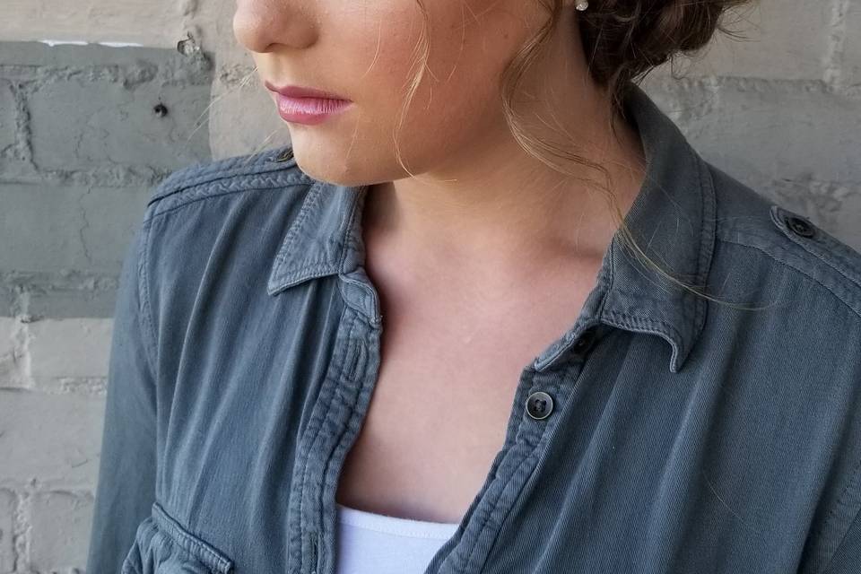 Makeup and hair