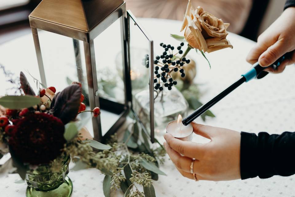 Side Tablescape