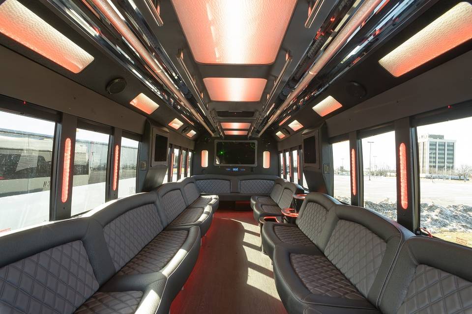 40 passenger interior