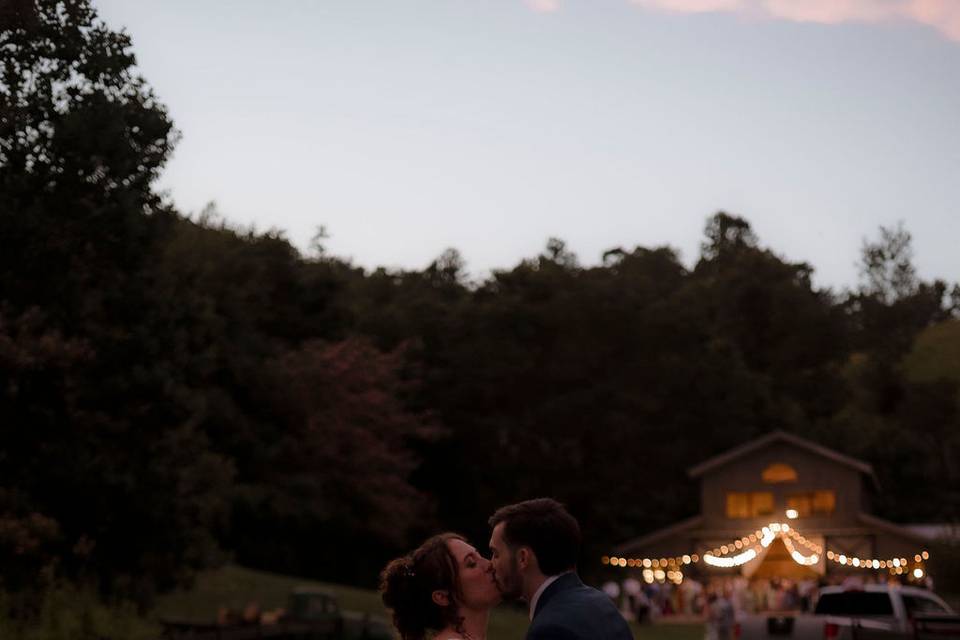 Sunset kiss