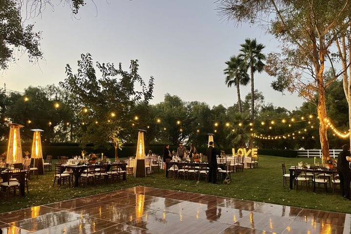 Reception Space by Pond