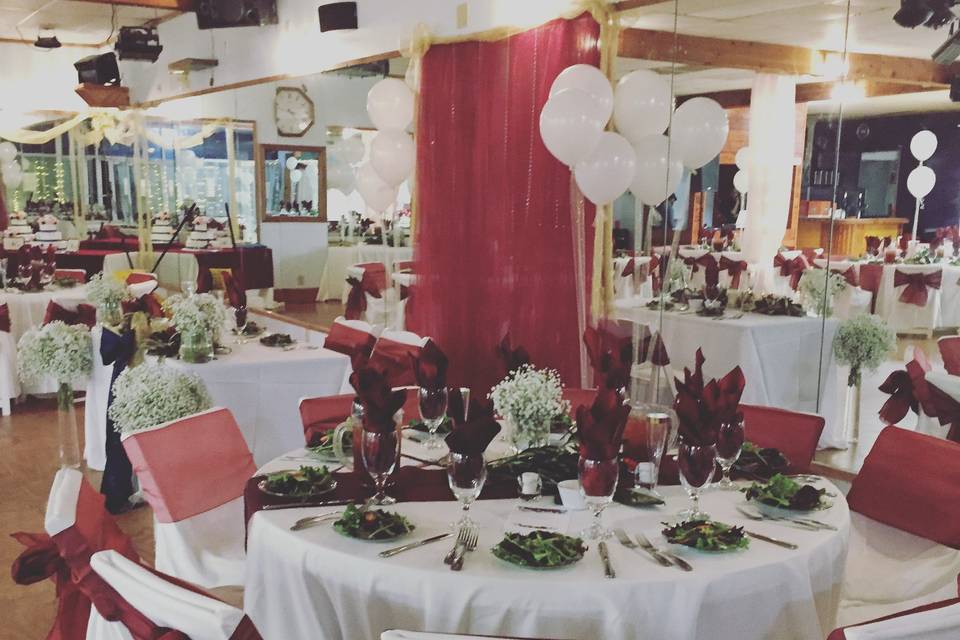Reception setup