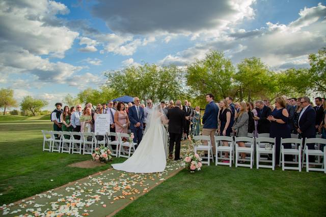 Walking down the isle