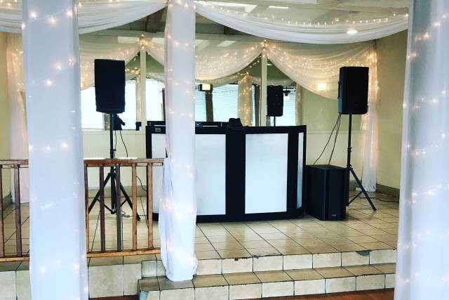 Booth and sound system