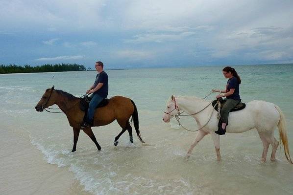 Horseback riding in the Bahamas