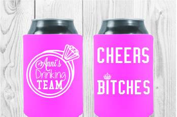 Kooziez - Custom Wedding and Bachelorette Koozies, Cups, T-Shirts