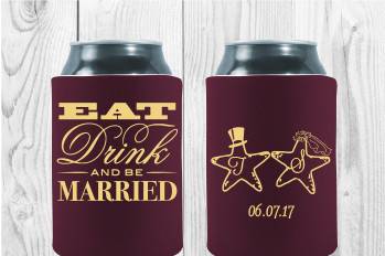 Kooziez - Custom Wedding and Bachelorette Koozies, Cups, T-Shirts