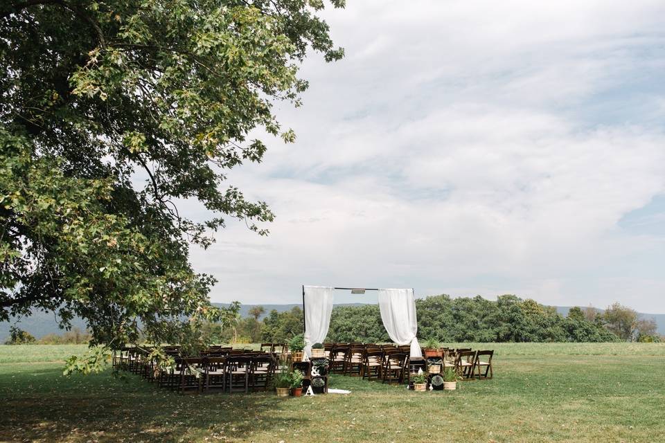 Outdoor ceremony