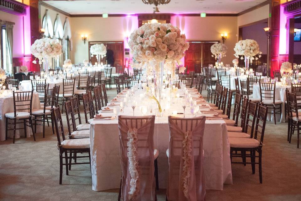 Blush Ballroom wedding