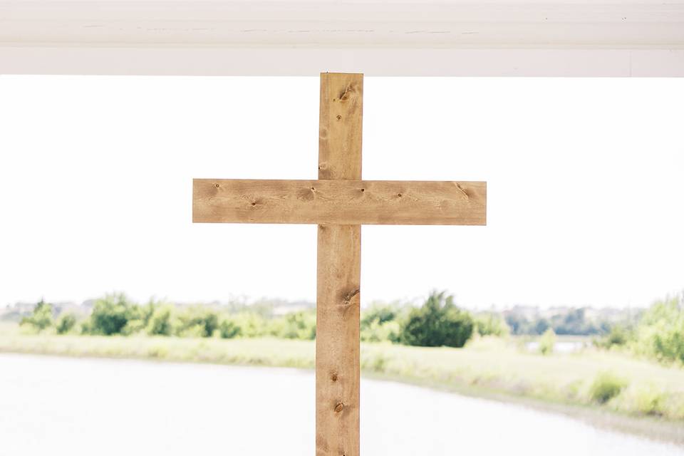 A cross displays perfect love
